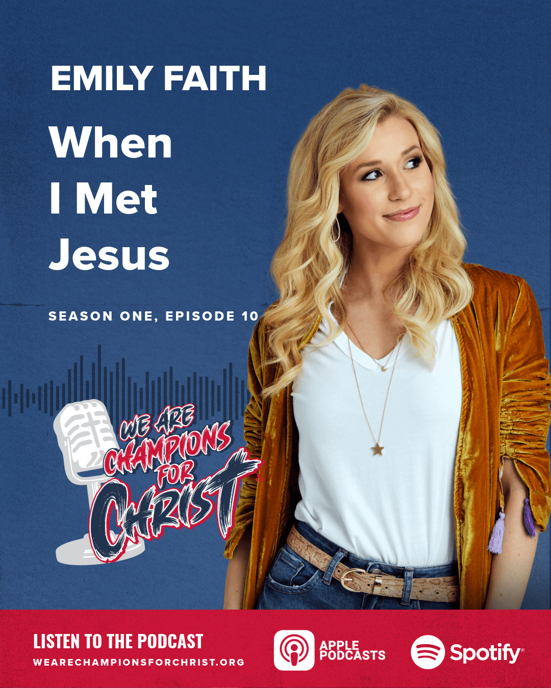 Emily Faith and We Are Champions For Christ